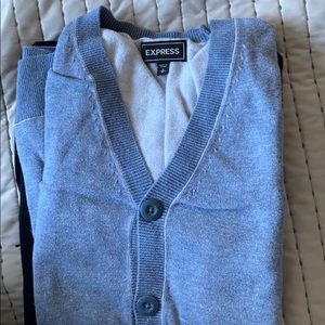 Small baby blue cardigan express